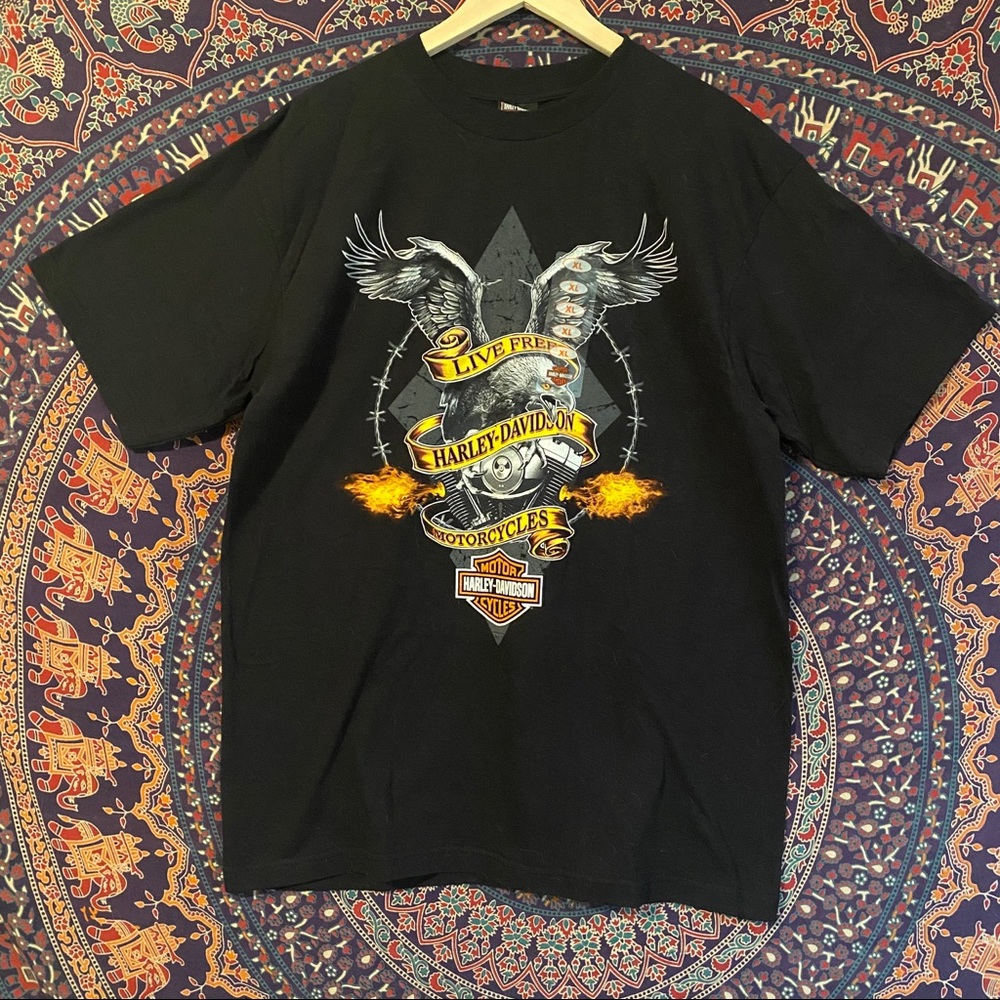 HarleyDavidson 2000 Corpus Christi Texas Eagle Tee